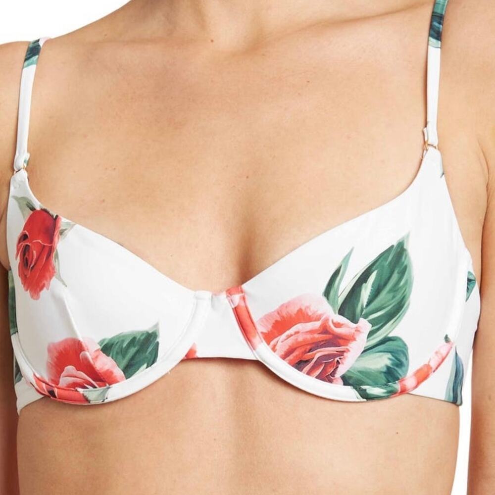 WeWoreWhat Floral Vintage Swim Top
